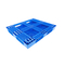 स्वच्छता फ्लैट टॉप प्लास्टिक पैलेट एंटी स्टेटिक एचडीपीई पैलेट 1200 × 1000 मिमी