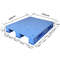 OEM वेयरहाउस प्लास्टिक पैलेट ब्लू पुनर्नवीनीकरण एचडीपीई 1200 मिमी * 1000 मिमी * 170 मिमी