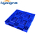 वेयरहाउस प्लास्टिक शिपिंग पैलेट 1100x1100 मिमी ब्लू प्लास्टिक पैलेट