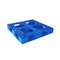 ब्लू पीपी एचडीपीई प्लास्टिक पैलेट डायनेमिक लोड 1200KG 1200 × 1000 × 150 मिमी