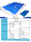 एचडीपीई हैवी ड्यूटी प्लास्टिक पैलेट ब्लू सिंगल साइड 4 वे प्लास्टिक पैलेट