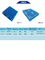 अंतर्राष्ट्रीय शिपिंग के लिए एसजीएस 1200x1200 प्रतिवर्ती प्लास्टिक पैलेट: