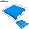 स्वनिर्धारित वेयरहाउस प्लास्टिक पैलेट 1100x1100 एचडीपीई पैलेट ब्लू