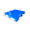 1200 * 1000 * 150 मिमी प्लास्टिक शिपिंग पैलेट ब्लू सॉलिड टॉप रैकेबल पैलेट